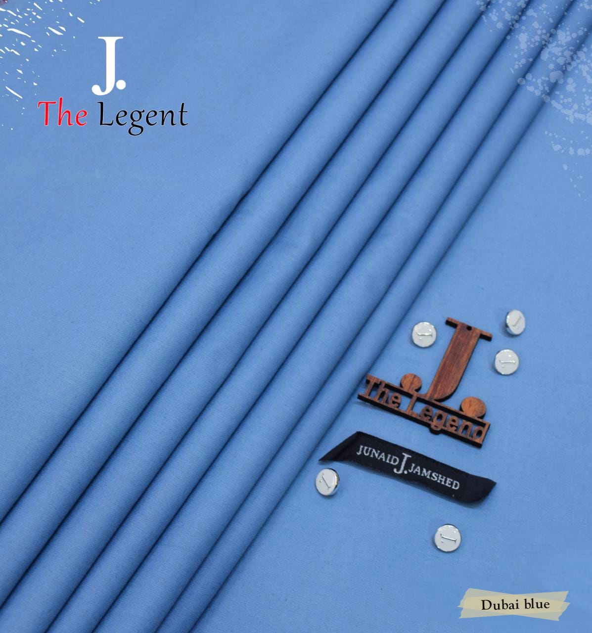 J. Boski Wash and Wear - Dubai Blue