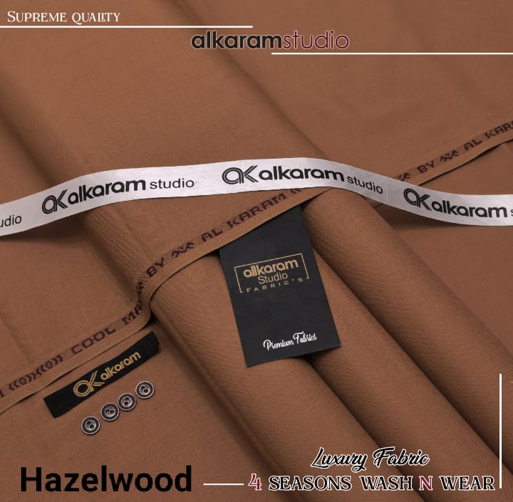 Al-Karam Studio Wash and Wear - Hazel Wood