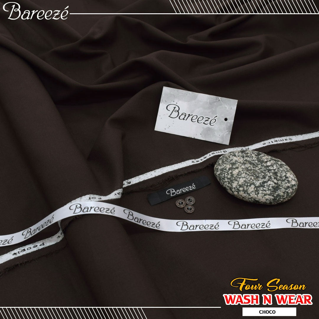 Bareeze Supreme Wash & Wear - Choco