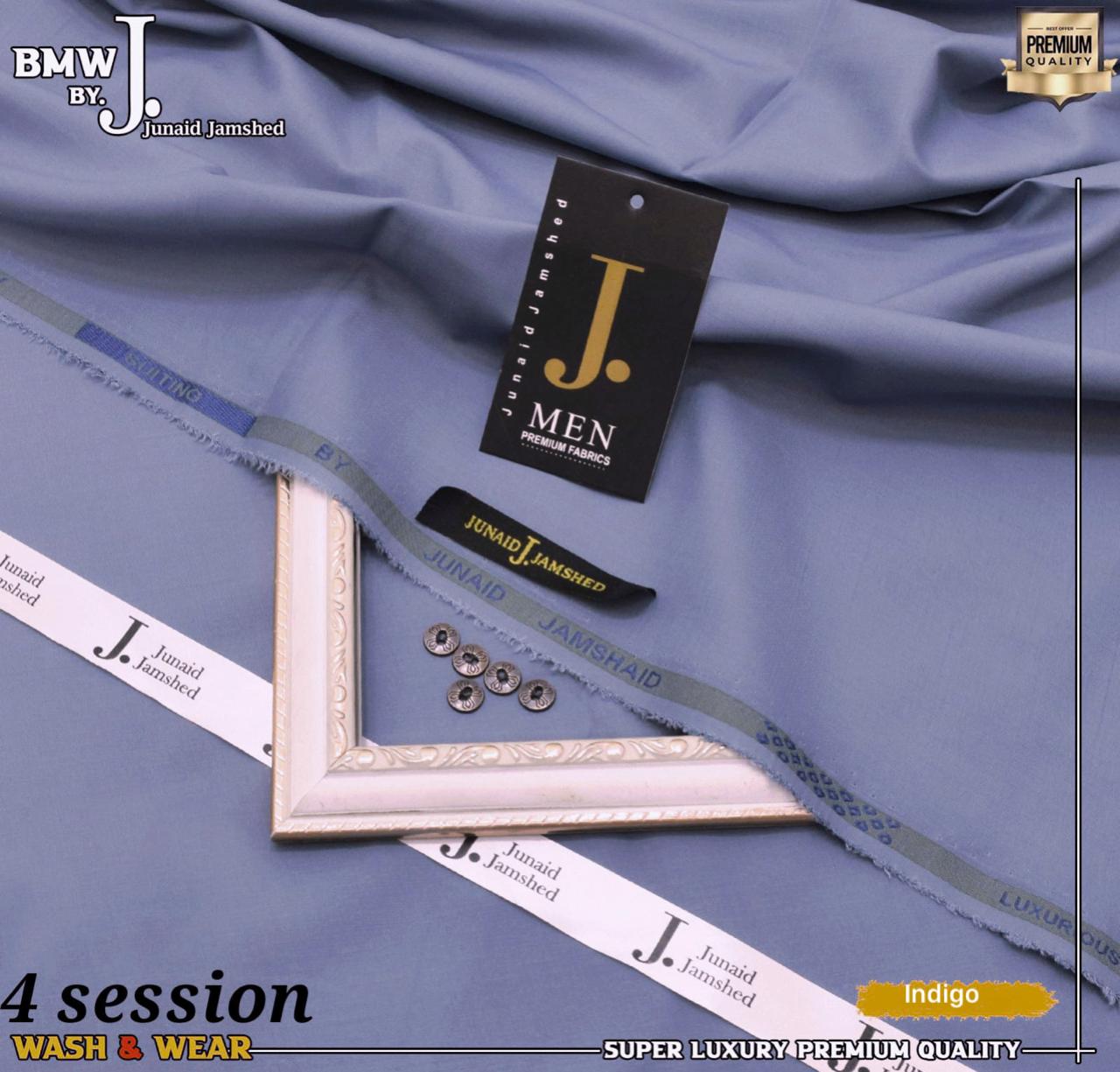 Junaid Jamshed BMW Wash & Wear - Indigo