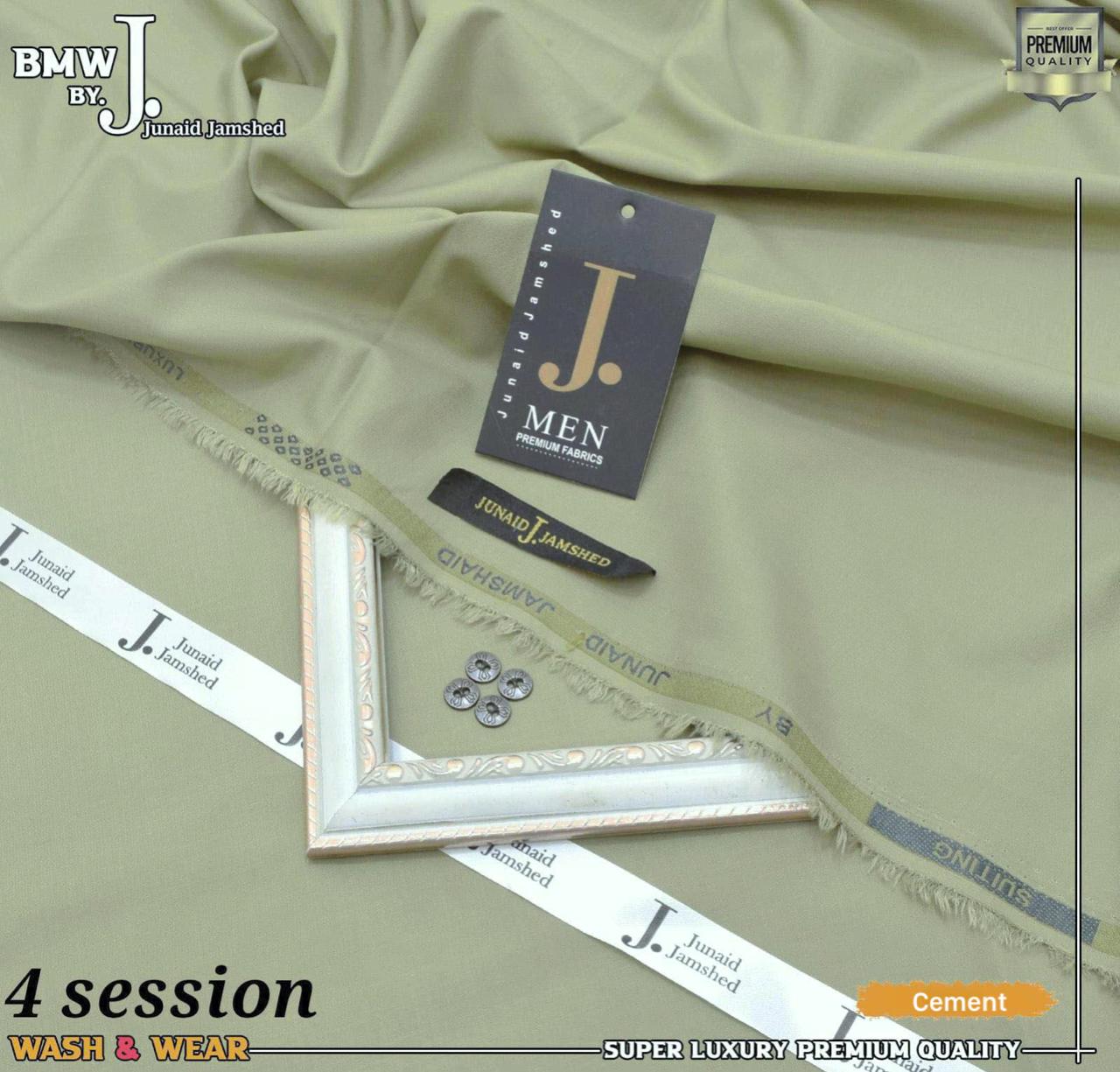 Junaid Jamshed BMW Wash & Wear - Cement