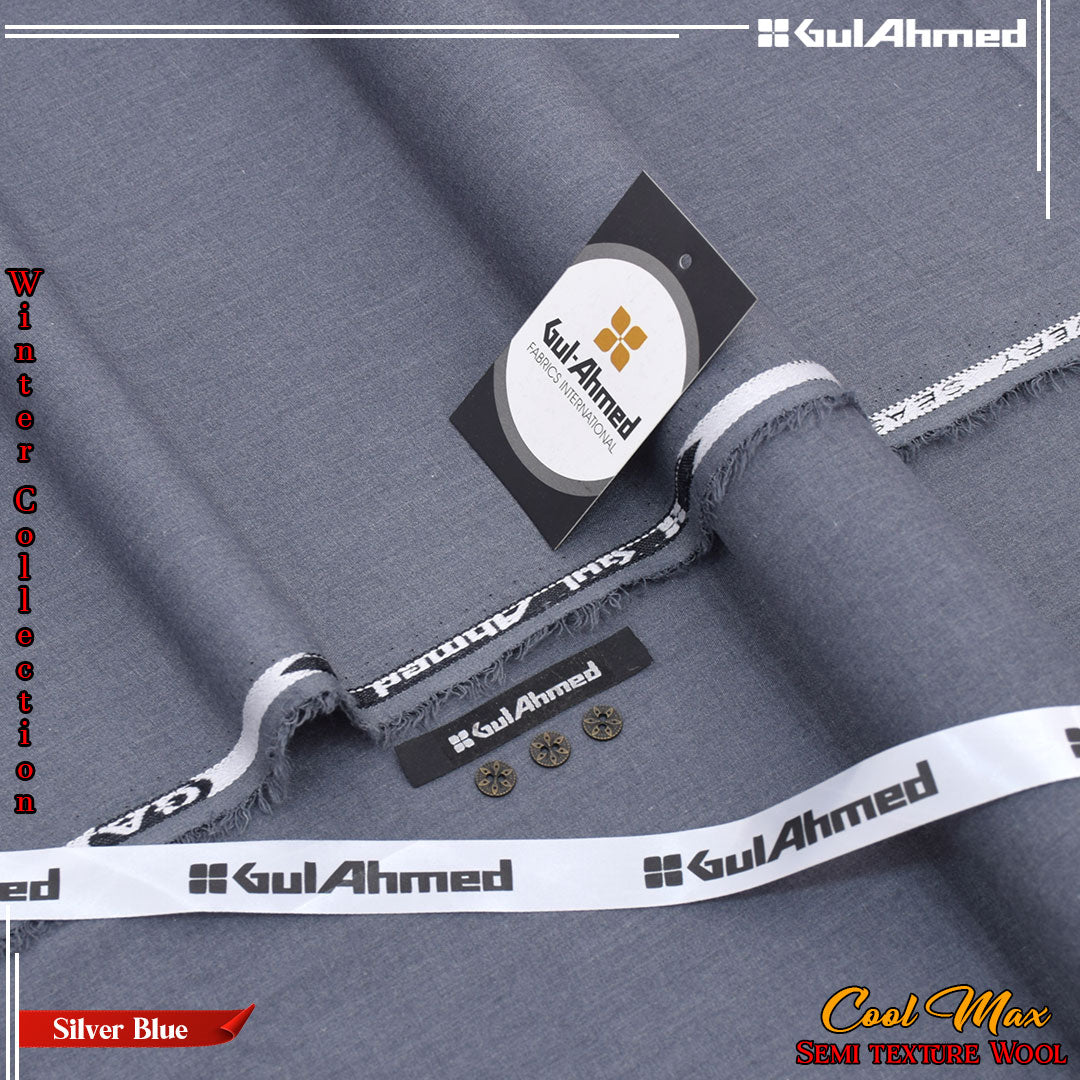 Gul Ahmad Sami Wool - Silver Blue