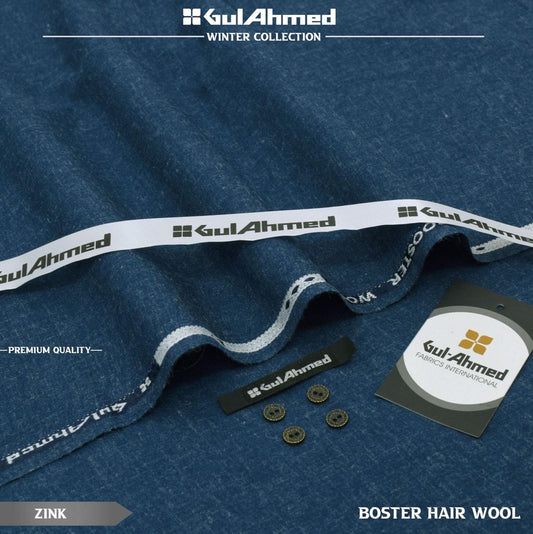 Gul Ahmed Gents Booster Hair Wool - Zink
