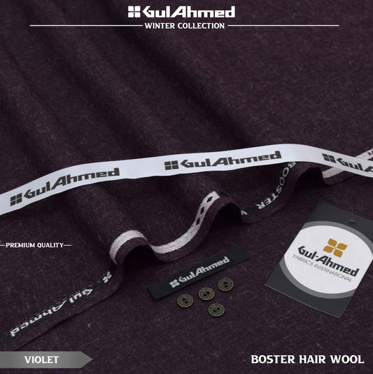Gul Ahmed Gents Booster Hair Wool – Violet