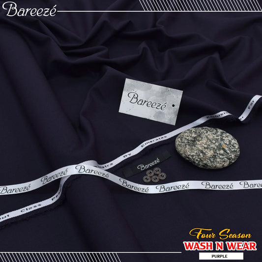 Bareeze Supreme Wash & Wear - Purple