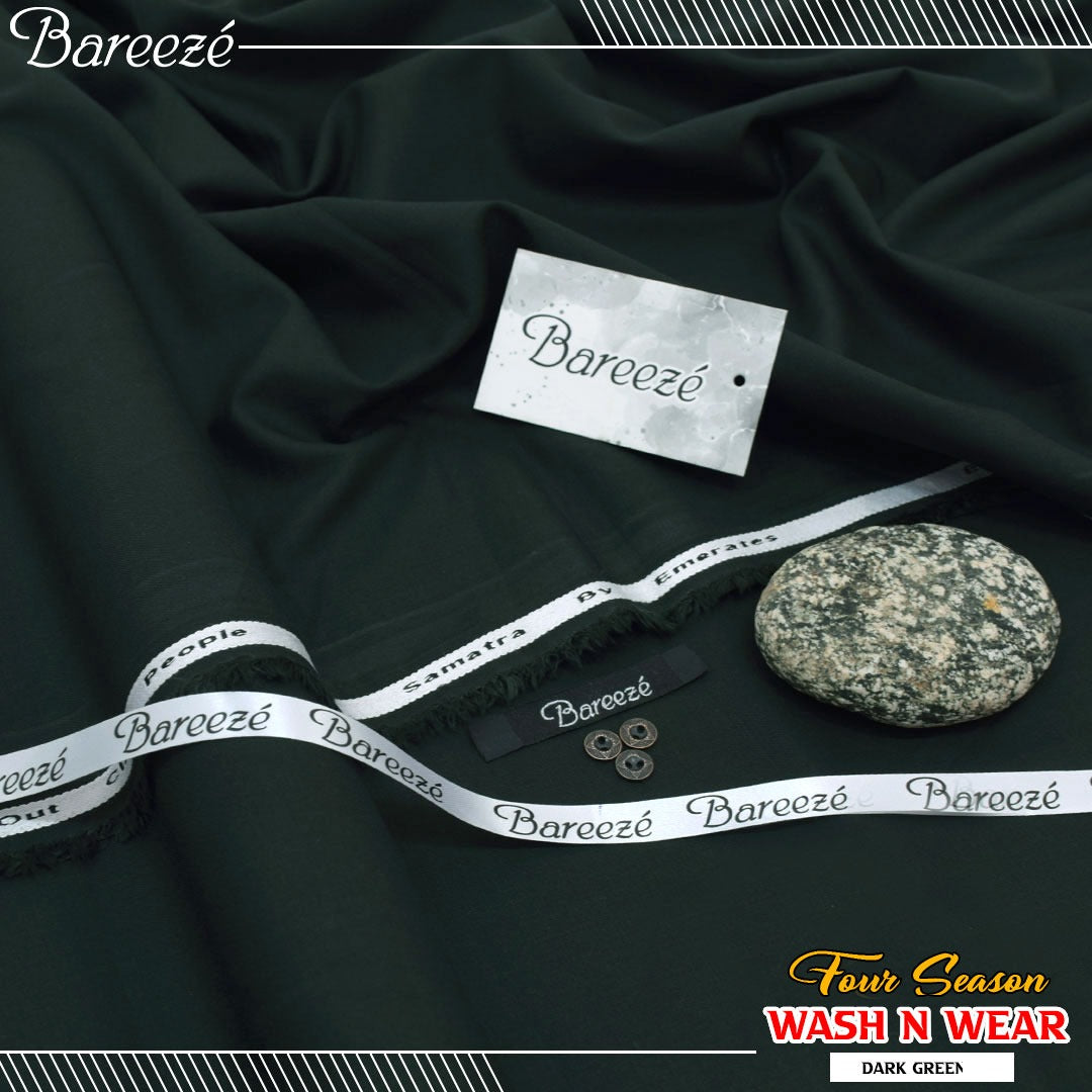 Bareeze Supreme Wash & Wear – Dark Green