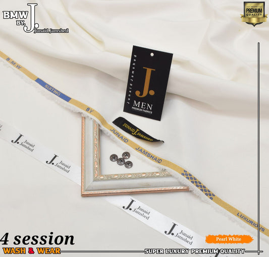 Junaid Jamshed BMW Wash & Wear - Pearl White