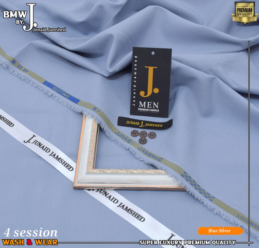 Junaid Jamshed BMW Wash & Wear - Blue Silver